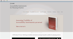 Desktop Screenshot of accessibilityplanning.eu